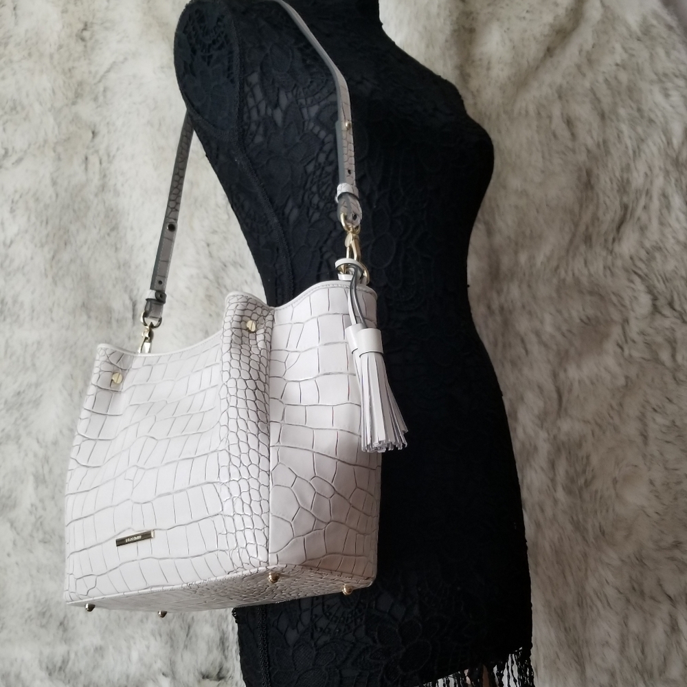 BRAHMIN DESIGNER PURSE BAG SATCHEL HANDBAG - Picture 5 of 14